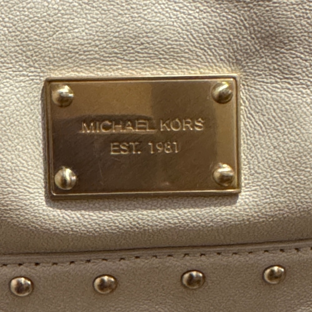 Michael Kors Vintage Leather Handbag Cream - Picture 2 of 9